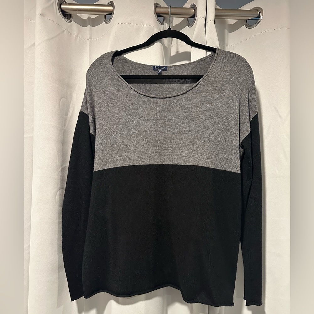 Splendid Pullover Color Block Sweater